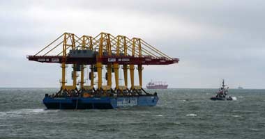 Rail-Mounted Gantry Cranes for First Container Terminal