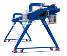 double jib gantry crane