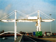 Container crane in France