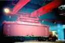 Container crane in Russia